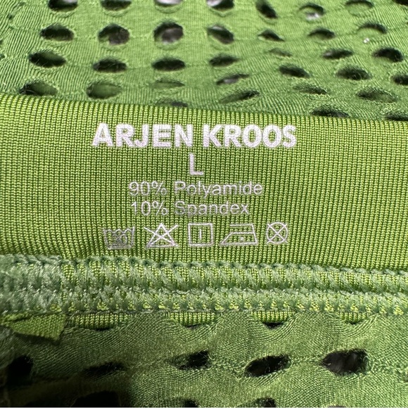Arjen Kroos Mens Boxer Briefs Breathable Hot Mesh Underwear in Green Size Large - Picture 7 of 7